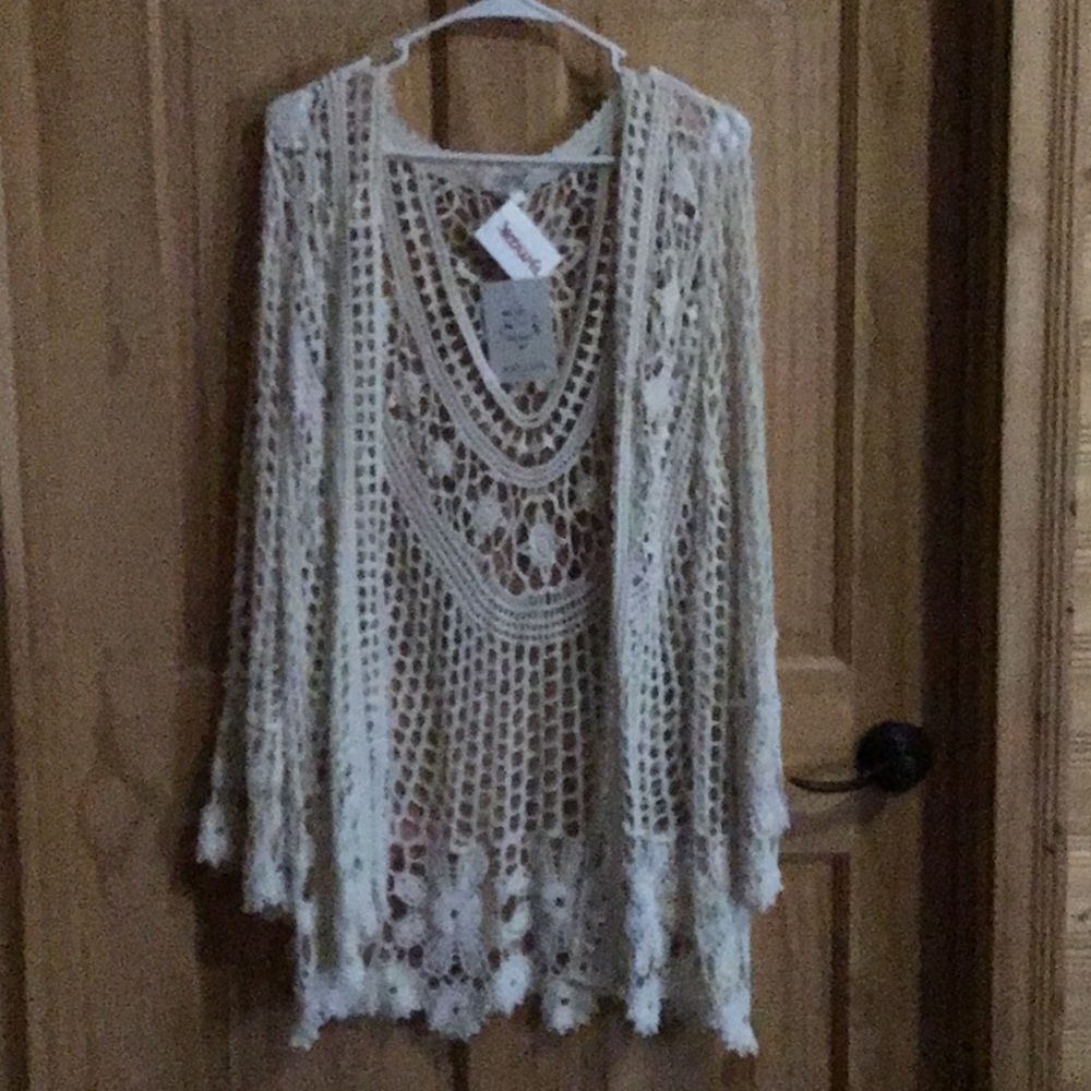 Ivory cover sweater brand new
